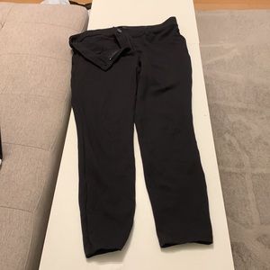 Loft 10P black stretchy slacks.